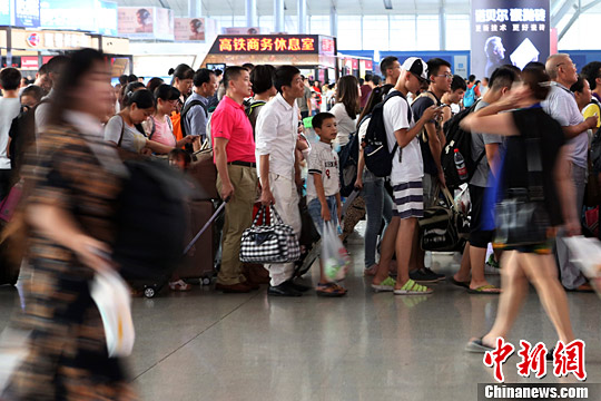 资料图：湖南长沙高铁南站。<a target='_blank' href='http://www.chinanews.com/'>中新社</a>记者 泱波 摄