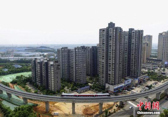 资料图：长沙磁浮快线。<a target='_blank' href='http://www.chinanews.com/'>中新社</a>记者 杨华峰 摄